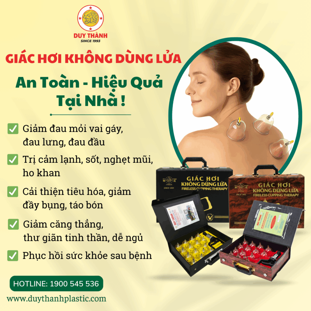 Bộ giác hơi không dùng lửa Duy Thành chính hãng