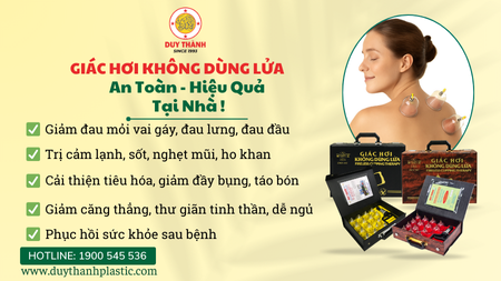 Bộ giác hơi không dùng lửa Duy Thành chính hãng