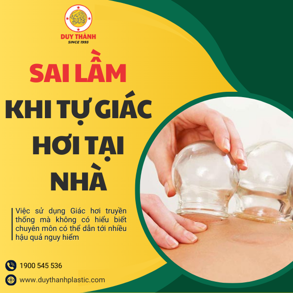 Tác hại của giác hơi tại nhà gây tổn thương da vì đặt sai vị trí
