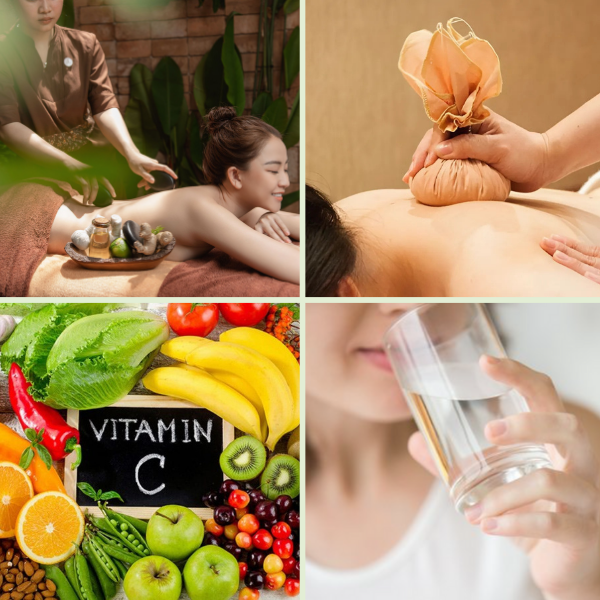 Hướng dẫn cách làm mờ vết bầm giác hơi bằng massage, chườm nóng