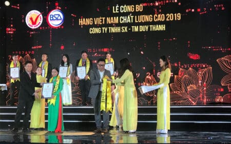 Duy Thành đạt Danh Hiệu Hàng Việt Nam Chất Lượng Cao