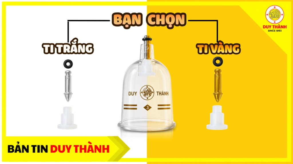 Ti giác trắng và ti giác vàng Duy Thành – hướng dẫn nhận biết và lựa chọn đúng phụ kiện thay thế cho từng dòng ly giác.
